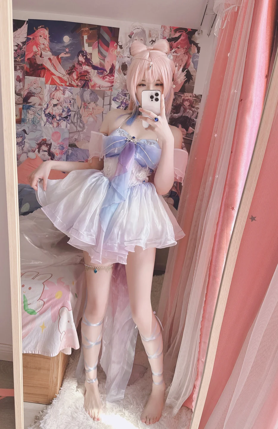 习呆呆_No_140_珊瑚宫心海_无码版_15P,3V_77MB1